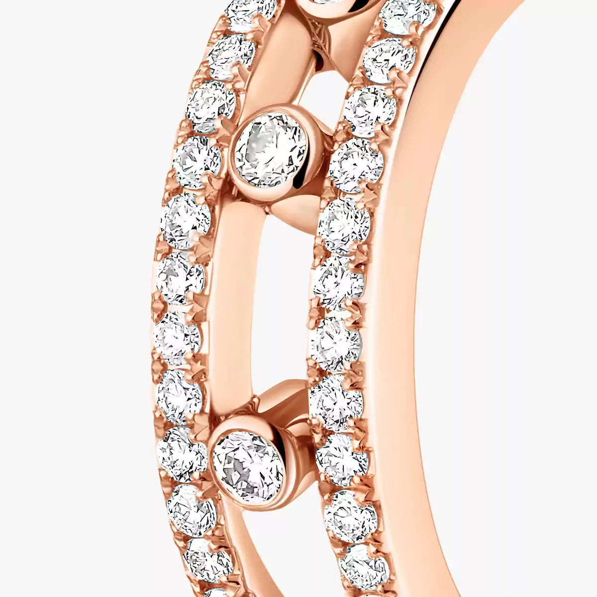 [MIRA]Diamond Pave_ Hoop Earrings Move