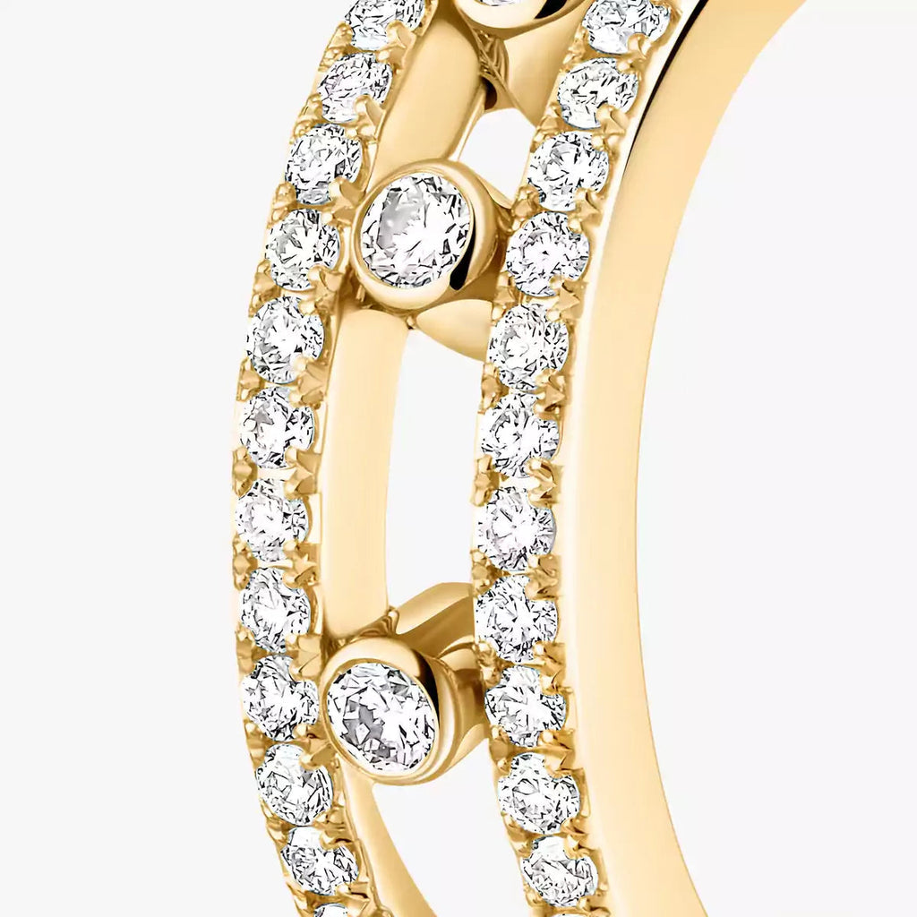 [MIRA]Diamond Pave_ Hoop Earrings Move