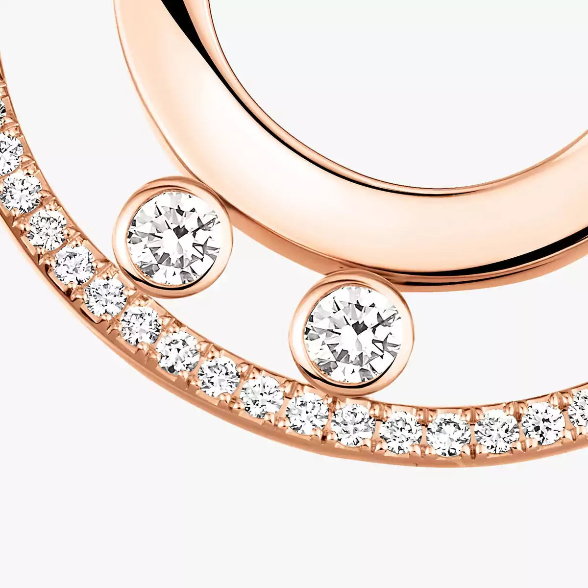 [MIRA]Move Romane Small Diamond Hoop Earrings