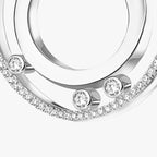 [MIRA]Move Romane Small Diamond Hoop Earrings