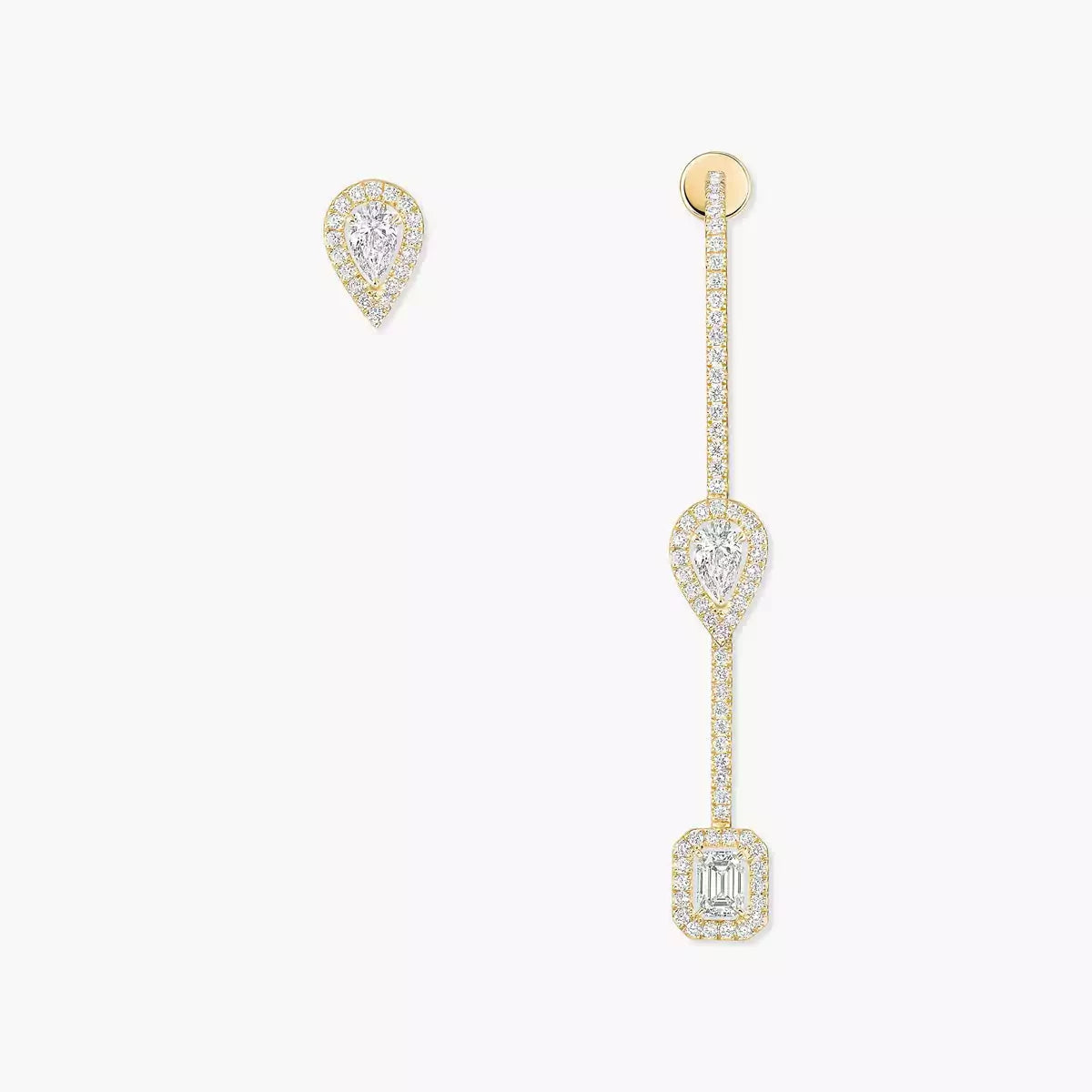 [MIRA]Diamond Drop Earrings My Twin