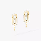 [MIRA]Diamond Mini Hoop Earrings Move Classique