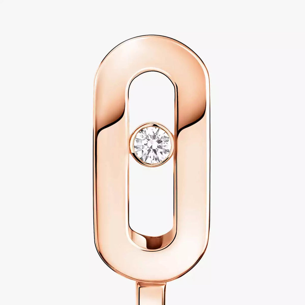 [MIRA]Diamond Mini Hoop Earrings Move Classique