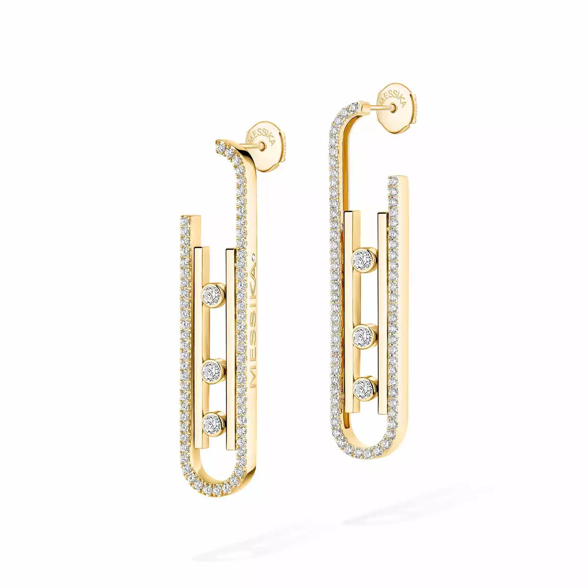 [MIRA]Diamond Pendant Earrings Move 10Th