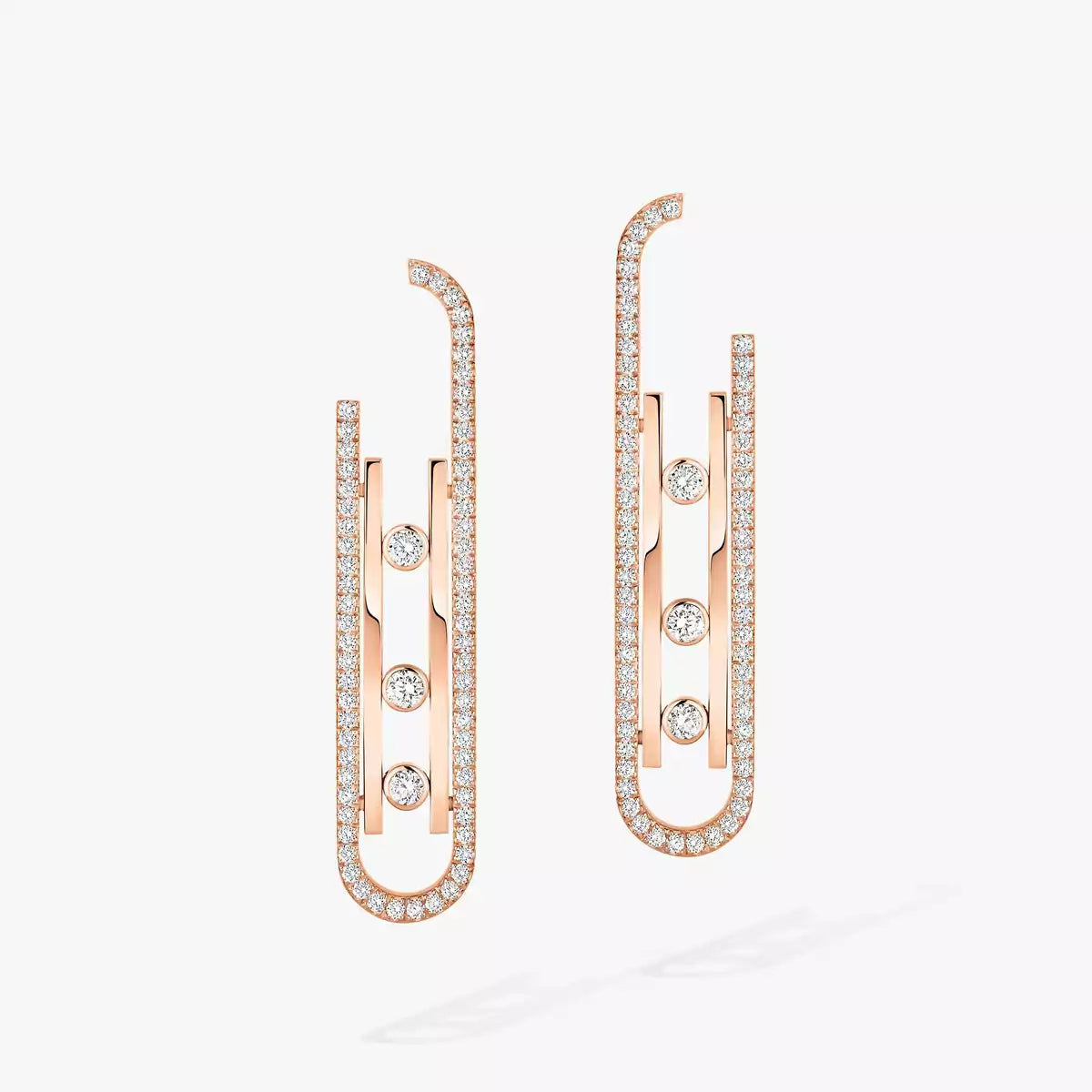 [MIRA]Diamond Pendant Earrings Move 10Th