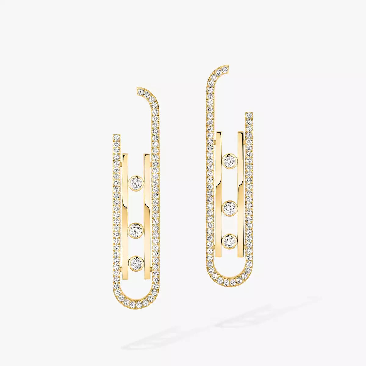[MIRA]Diamond Pendant Earrings Move 10Th