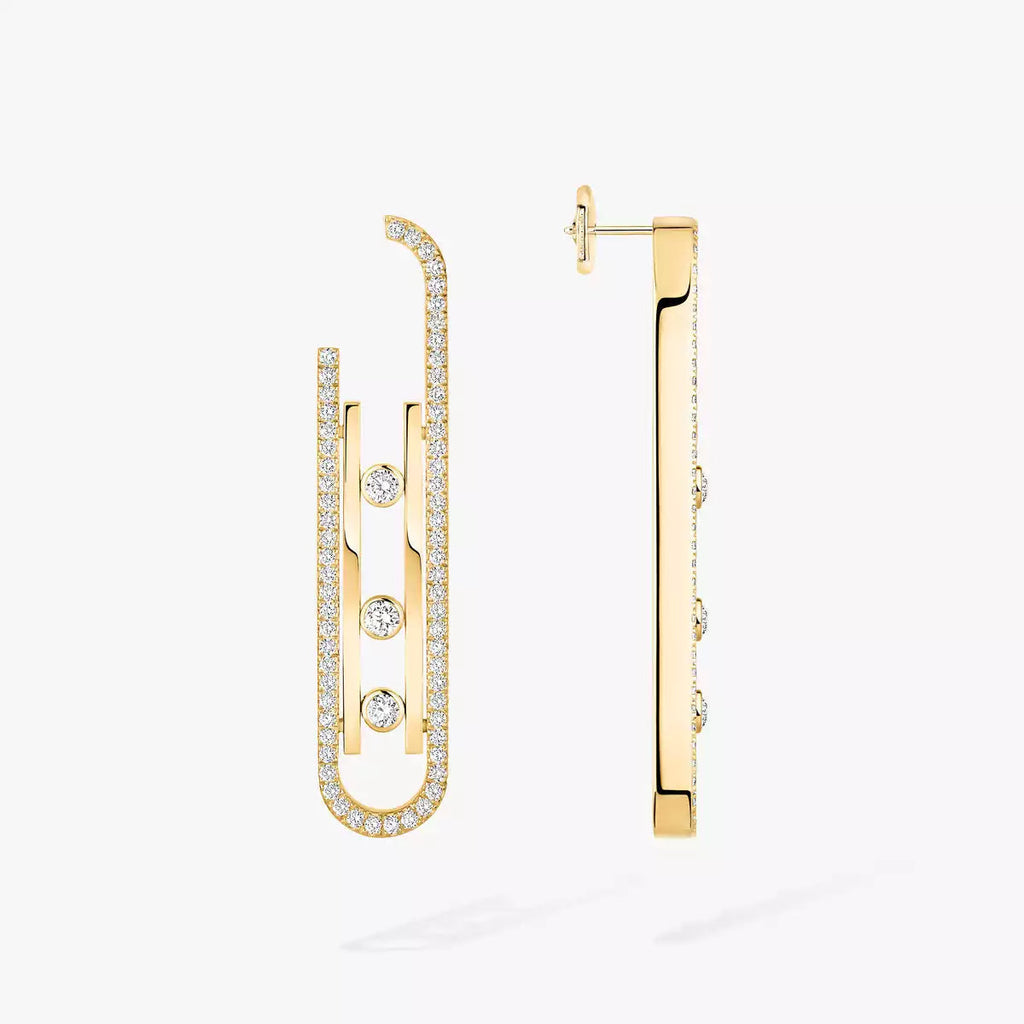 [MIRA]Diamond Pendant Earrings Move 10Th