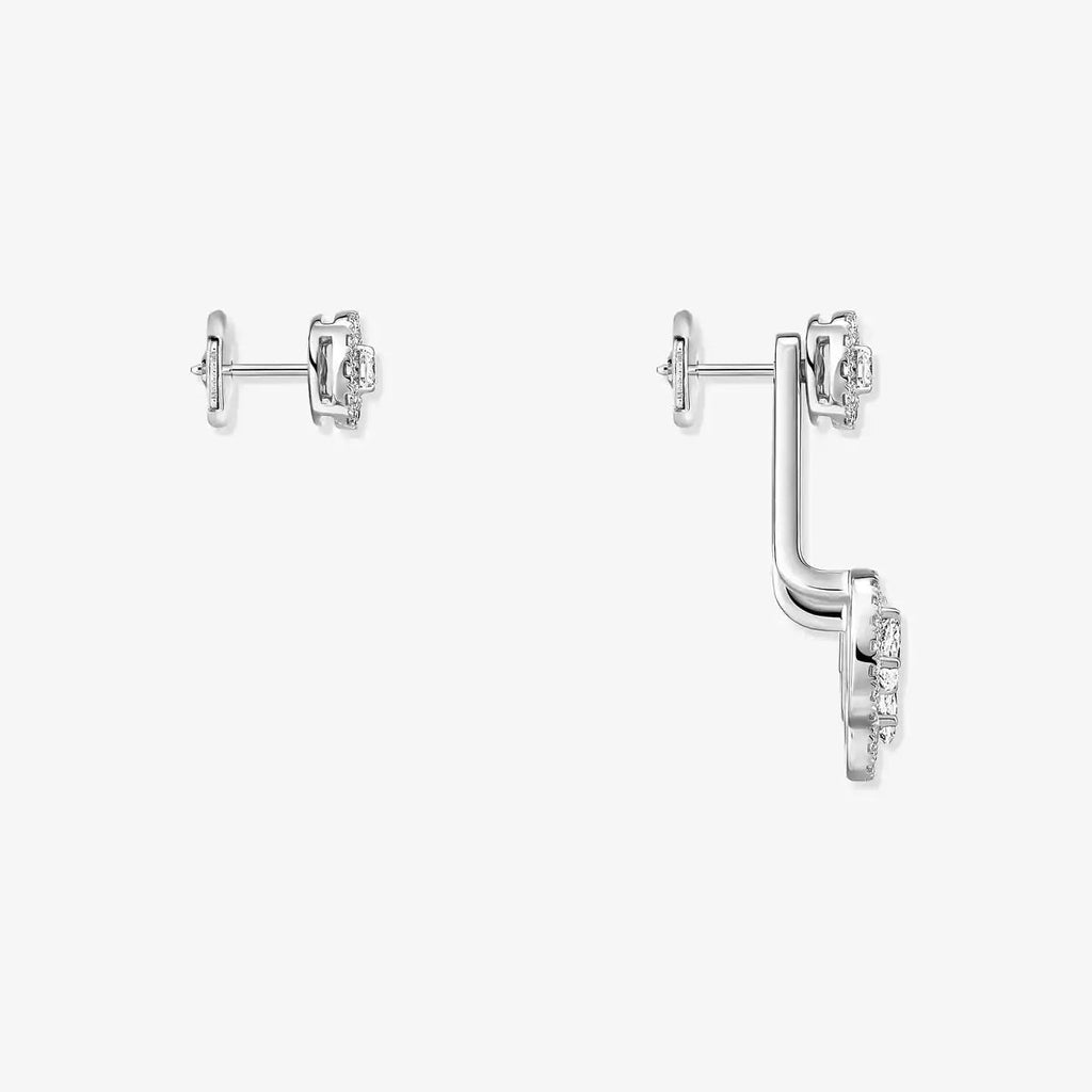 [MIRA] My Twin Trio  Diamond Earrings