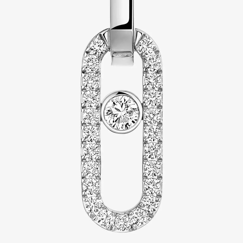 [MIRA]Move Link Diamond Earrings
