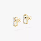 [MIRA]Move Uno Diamond Earrings