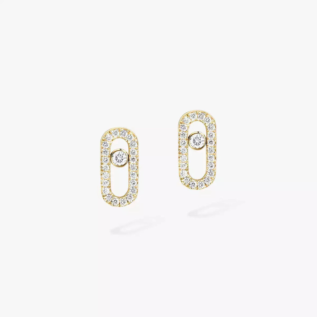 [MIRA]Move Uno Diamond Earrings