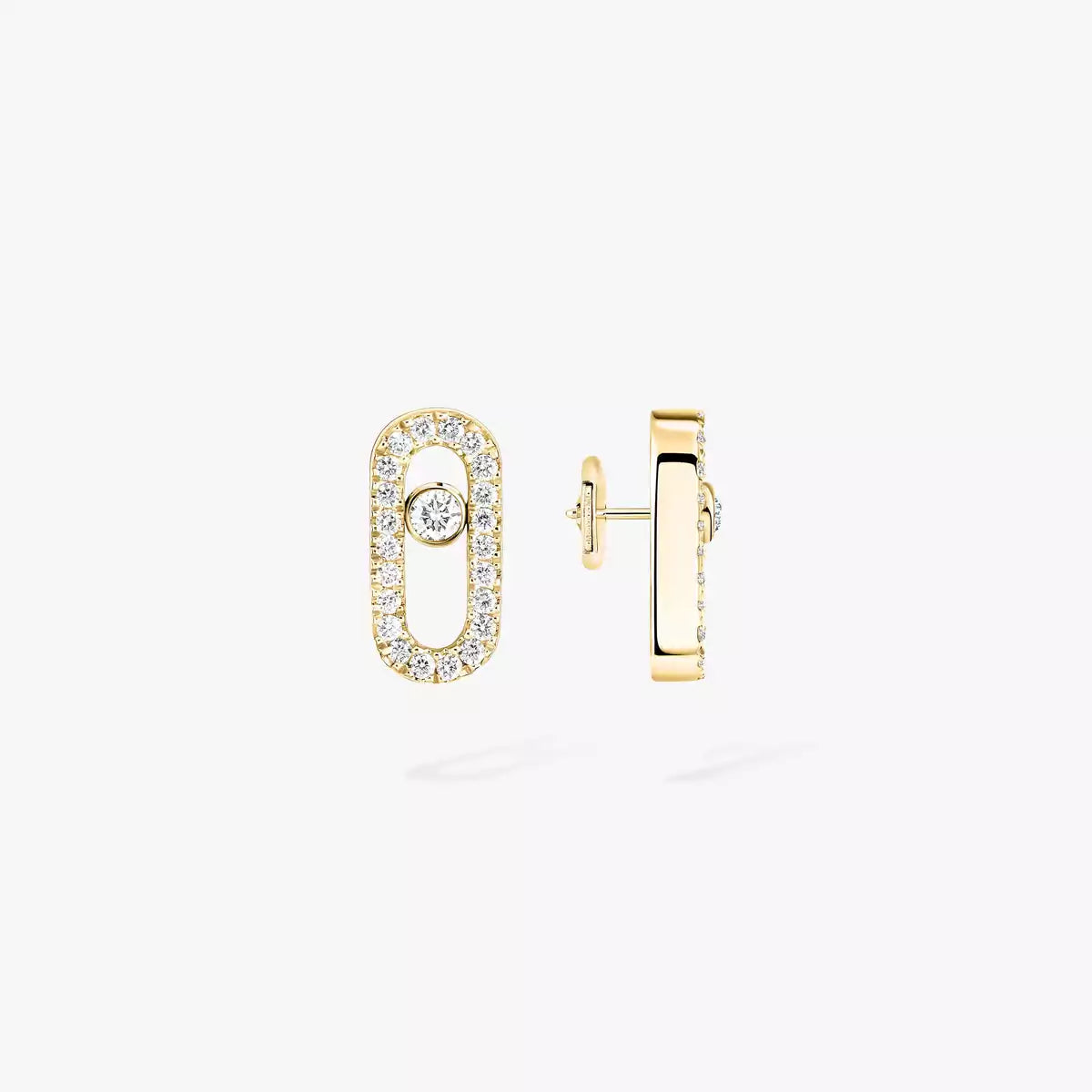 [MIRA]Move Uno Diamond Earrings
