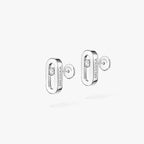 [MIRA]Move Uno Diamond Stud Earrings