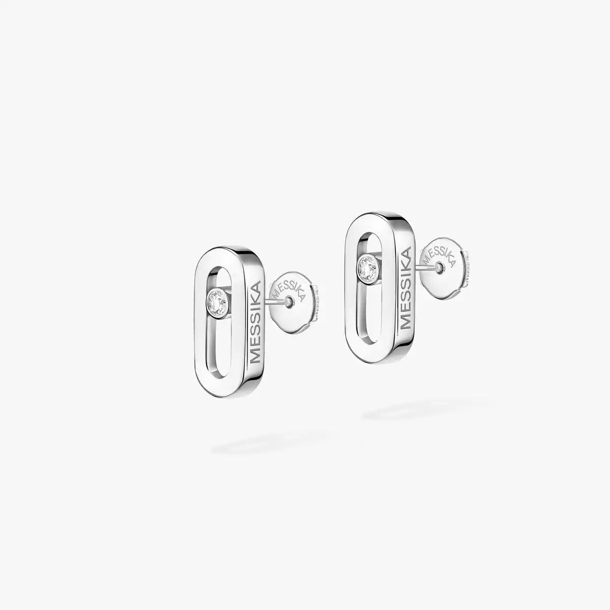 [MIRA]Move Uno Diamond Stud Earrings