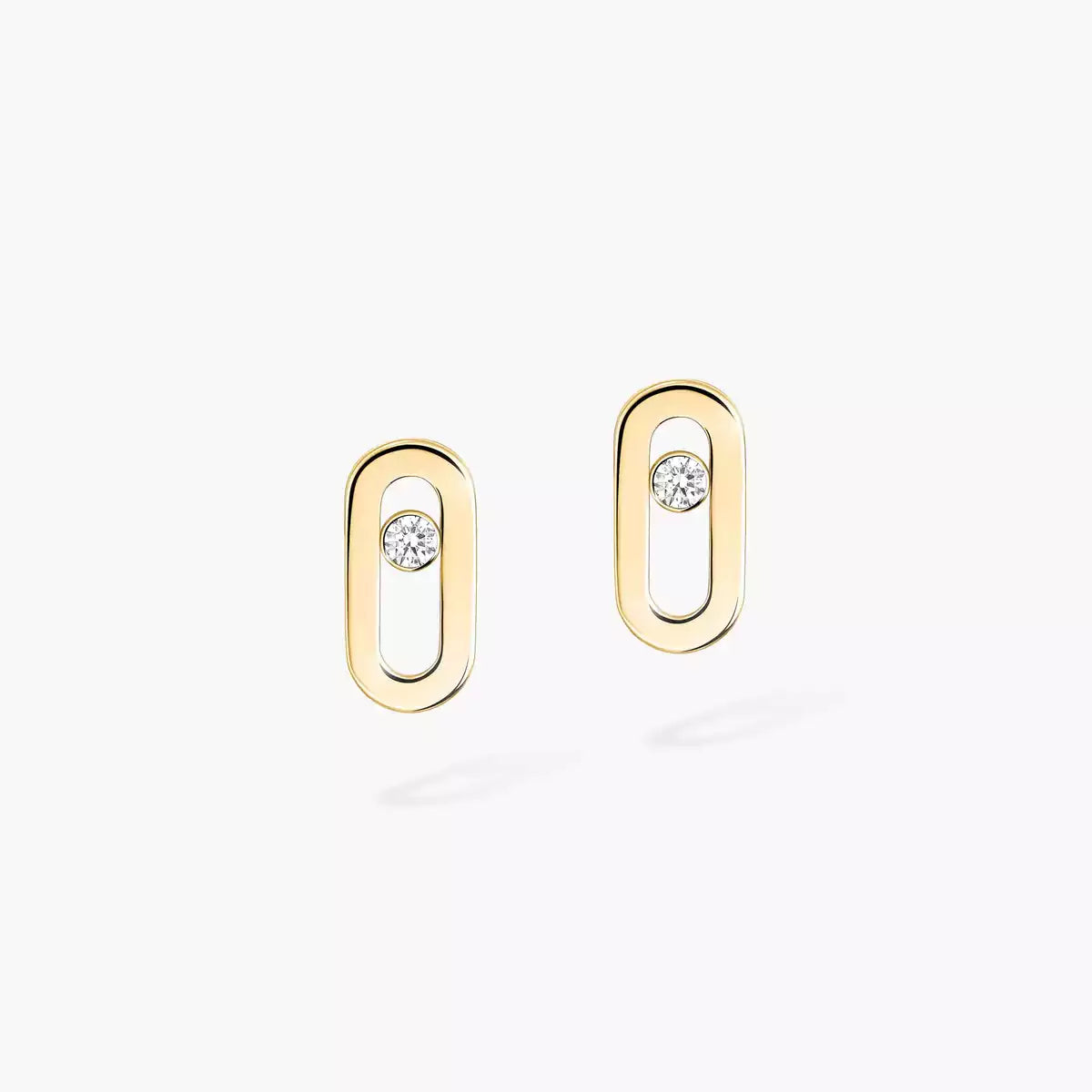 [MIRA]Move Uno Diamond Stud Earrings