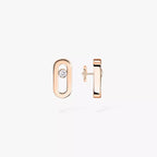 [MIRA]Move Uno Diamond Stud Earrings