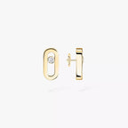[MIRA]Move Uno Diamond Stud Earrings