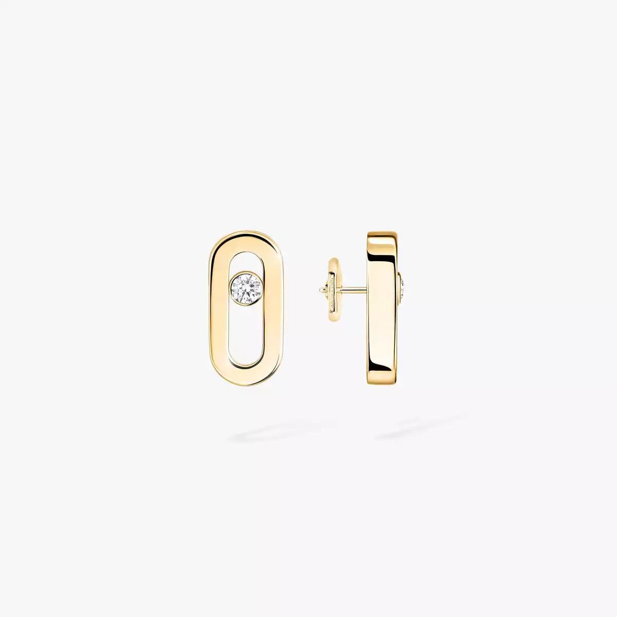 [MIRA]Move Uno Diamond Stud Earrings