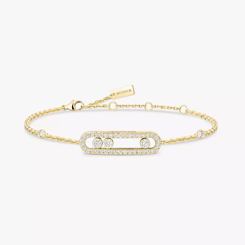[MIRA]Pavé Baby Move Diamond Bracelet