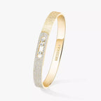 [MIRA]Move Noa Ciselé half pavé bangle