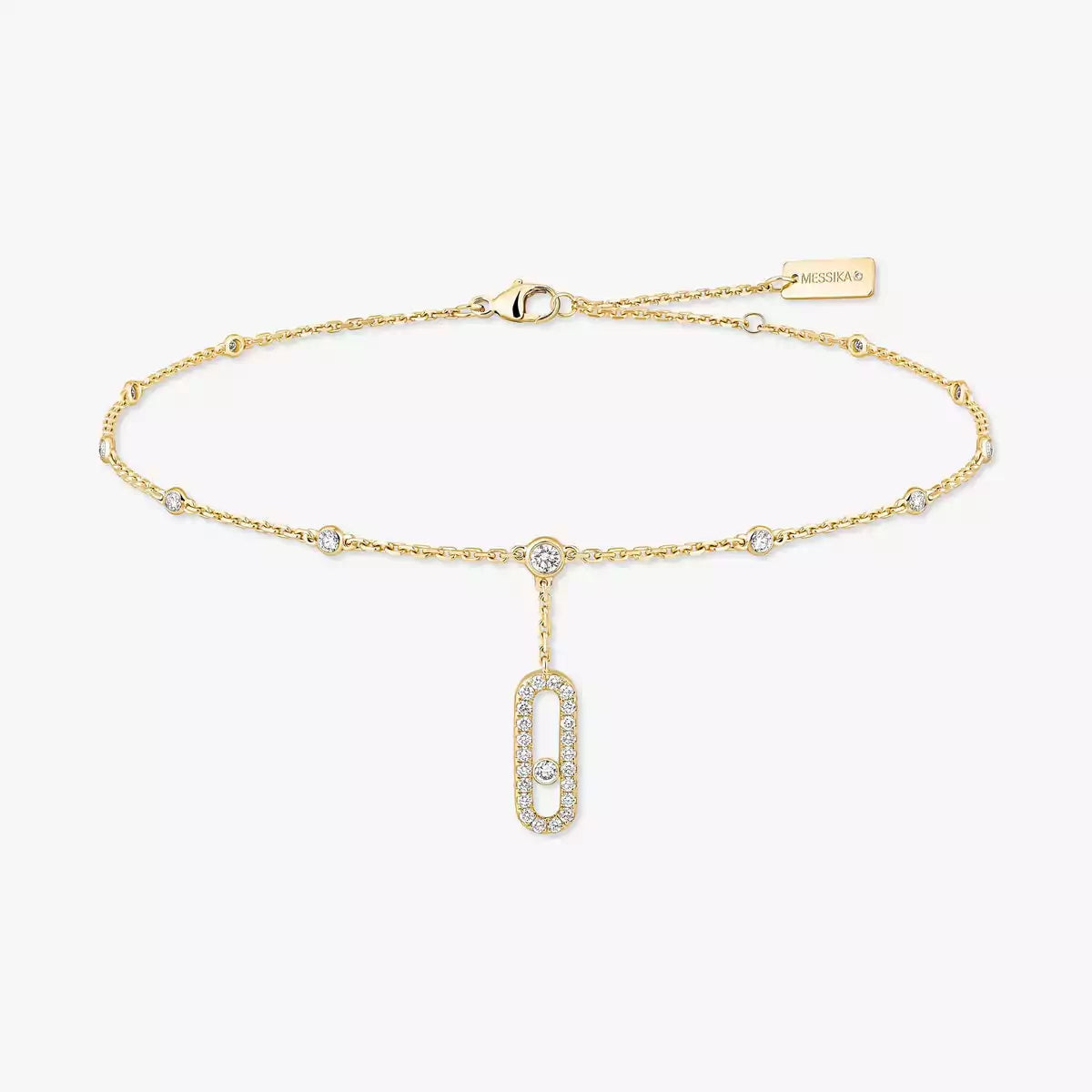 [MIRA] Move Uno pavé ankle bracelet