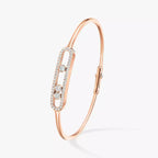 [MIRA]Move Pavé Diamond Bangle Bracelet M