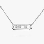 [MIRA] Baby Move Gold Diamond Necklace