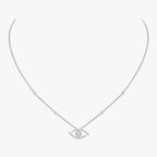 [MIRA]Pave_ Diamond Necklace Lucky Eye