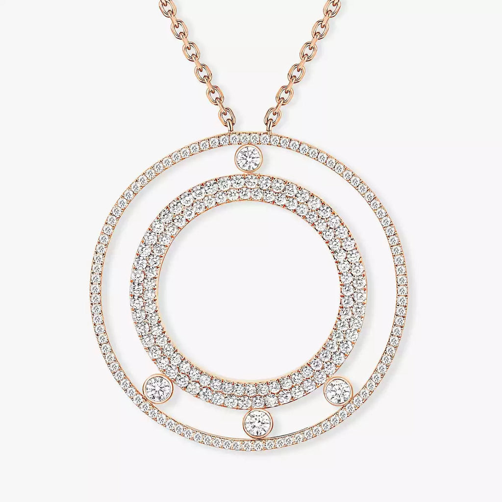 [MIRA]Move Romane Long Pave_-Set Diamond Necklace