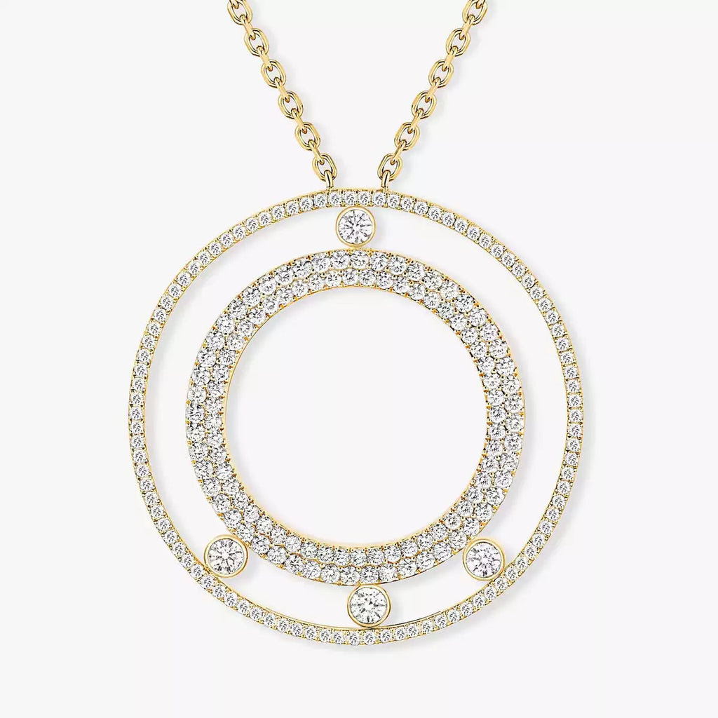 [MIRA]Move Romane Long Pave_-Set Diamond Necklace