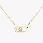 [MIRA]So Move Diamond Necklace in Gold