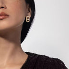 [MIRA]So Move Pave_-Set Diamond Earrings in Silver