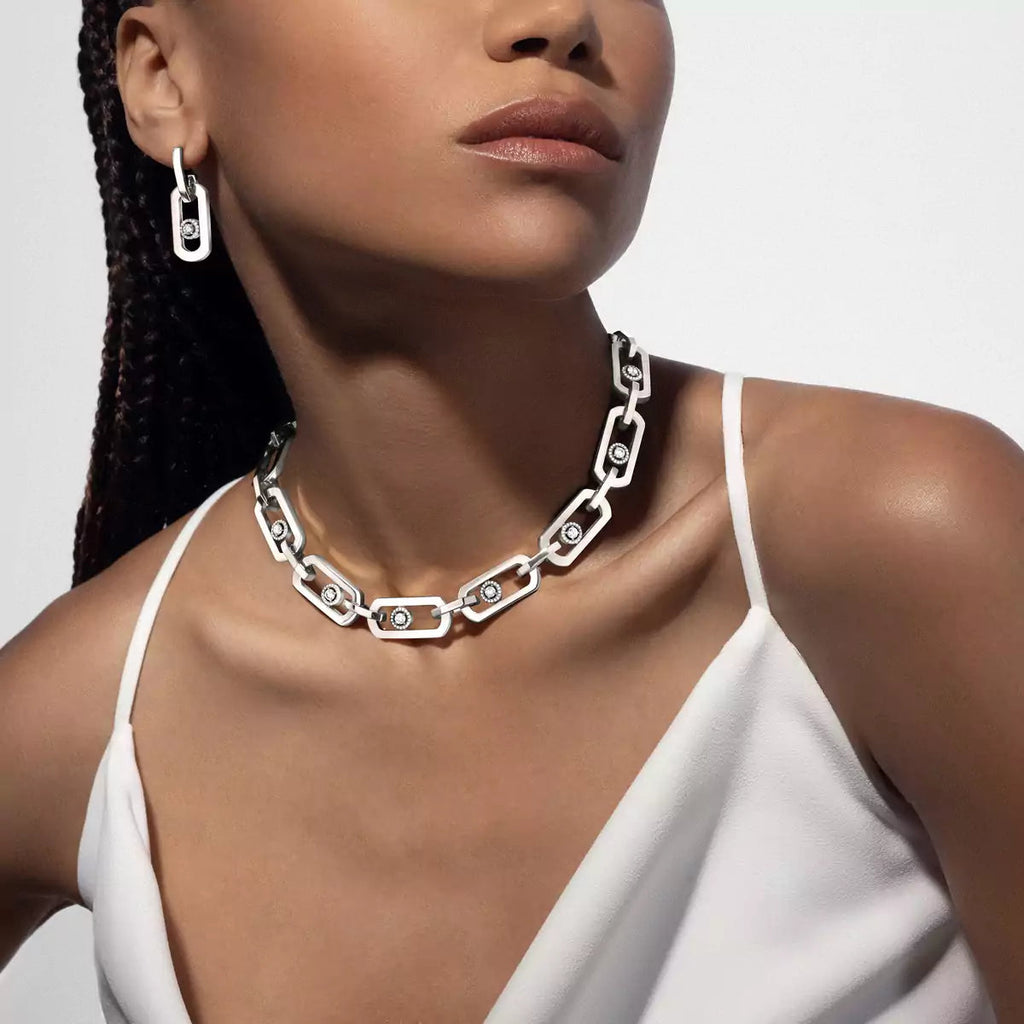[MIRA] So Move XL Diamond Hoop Earring