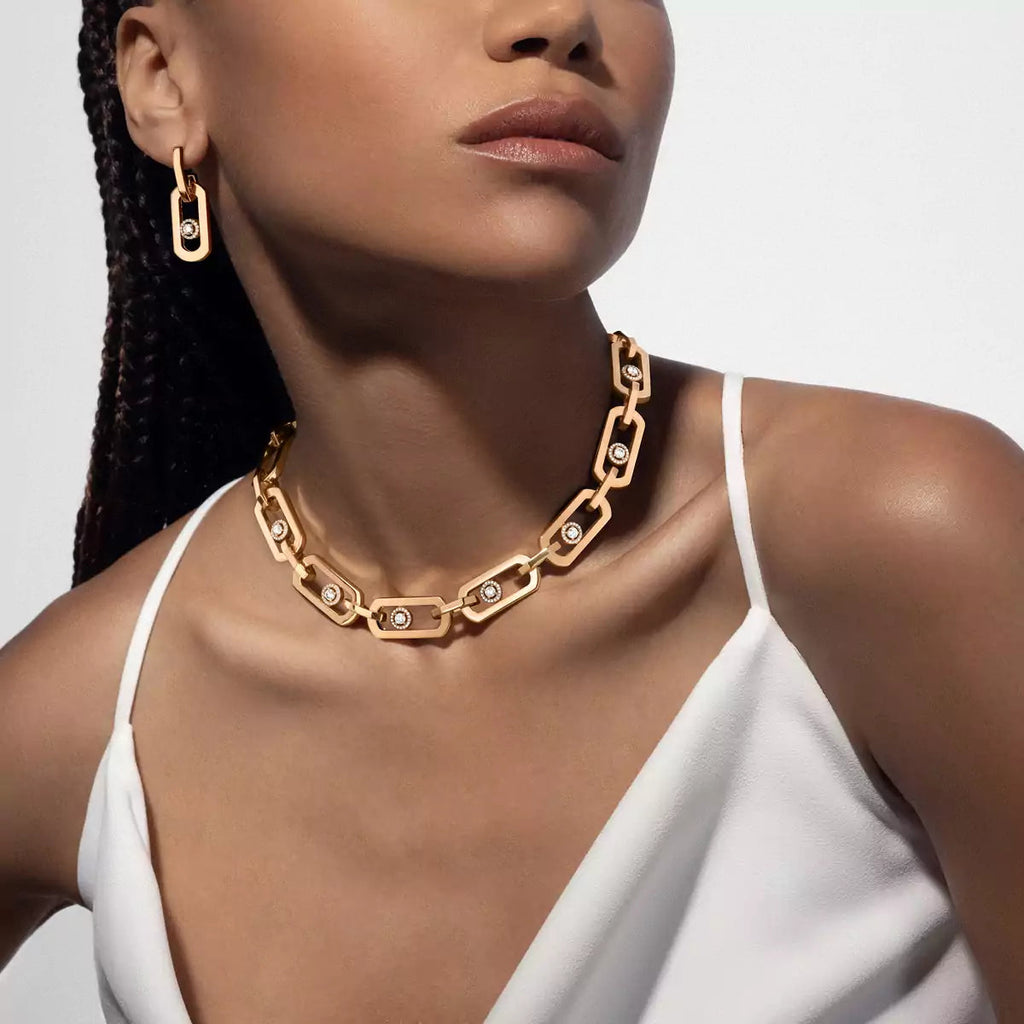 [MIRA] So Move XL Diamond Hoop Earring