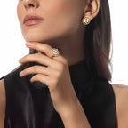 [MIRA]Lucky Move Diamond Earrings