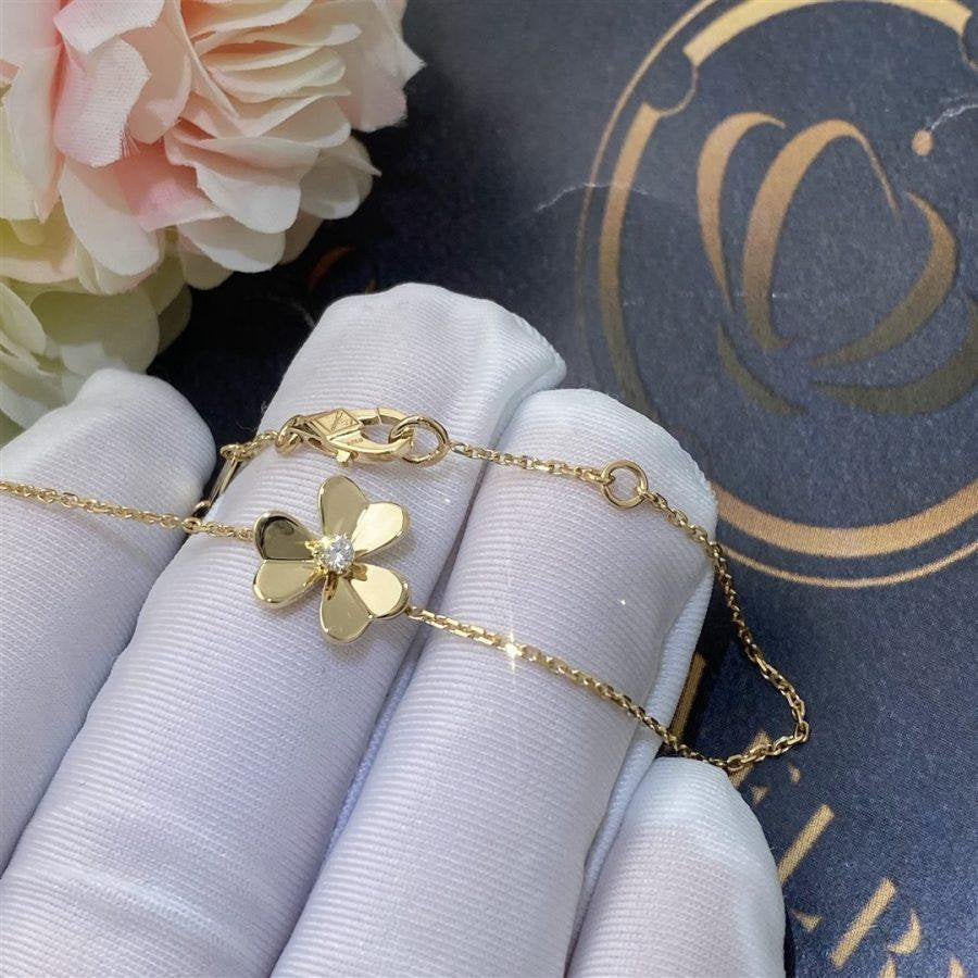 ??MIRA?¡¥FRIVOLE GOLD FLOWER BRACELET