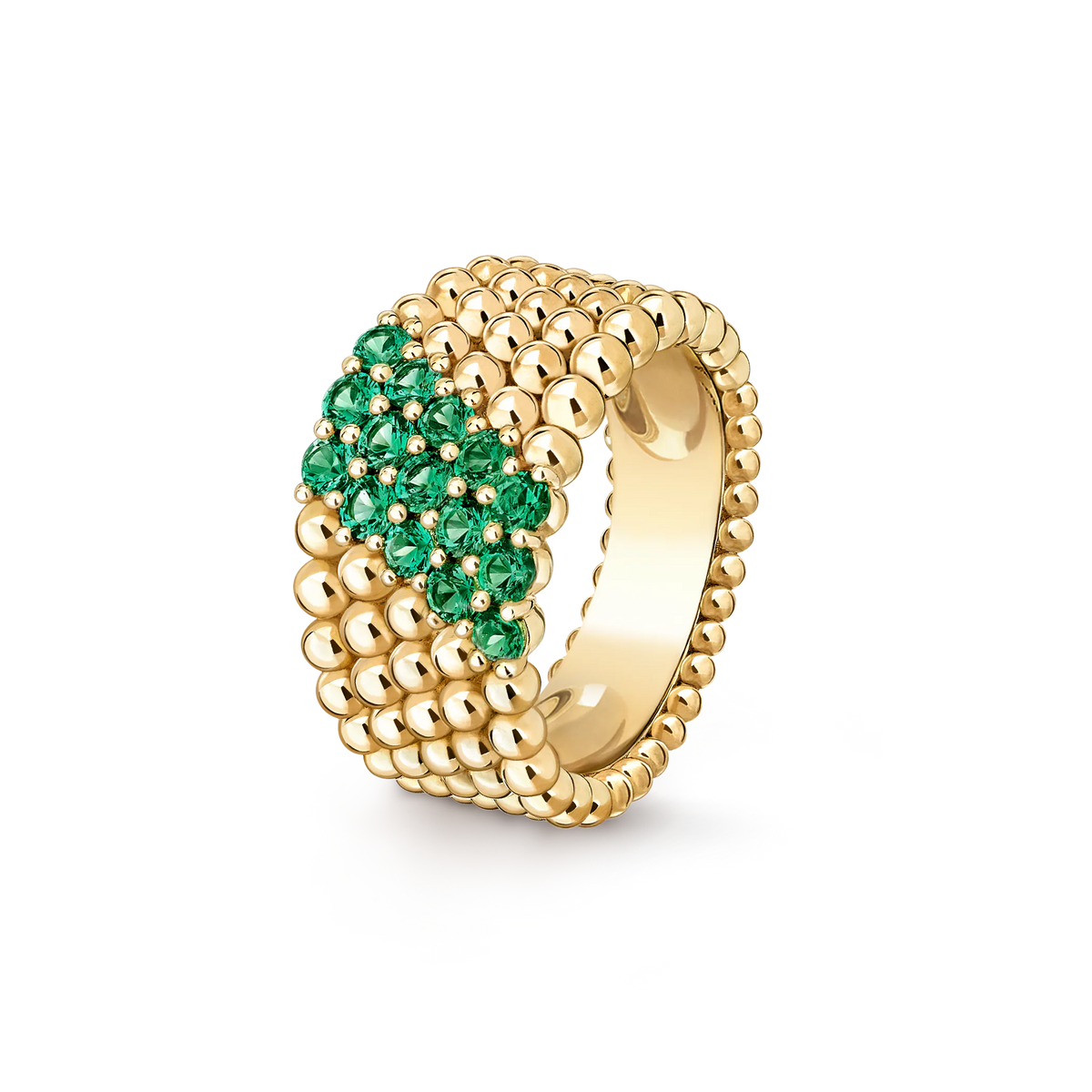 [MIRA]  PERLEE DIAMOND RING ,5-ROW DIAMOND-SET DESIGN